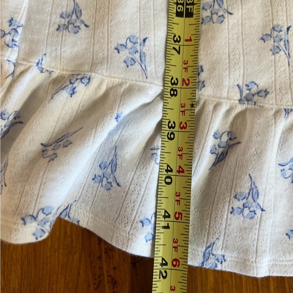 Eileen West Nightgown with Blue Floral Accents - Picture 11 of 16